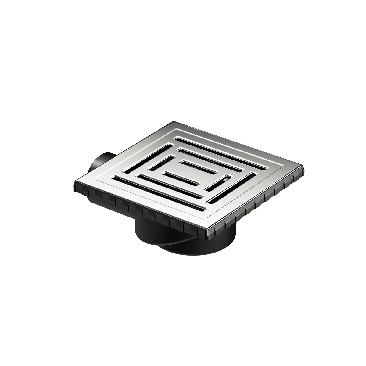 DK800 Kare Style Duş Kanalı, Parlak Krom