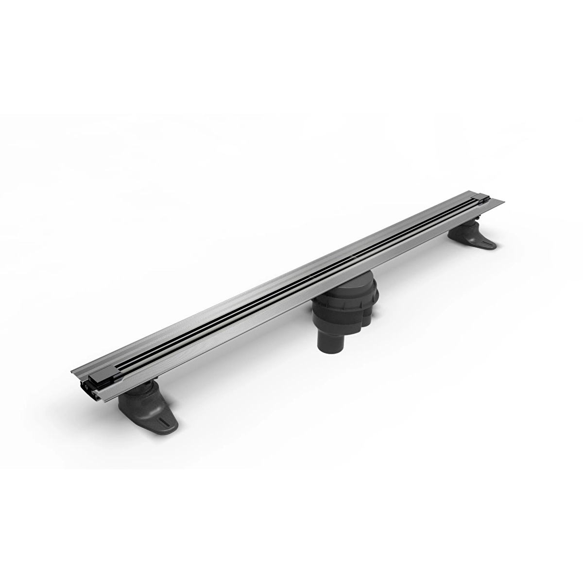 DK100 Dikdörtgen Thin-cut Duş Kanalı, Mat Krom