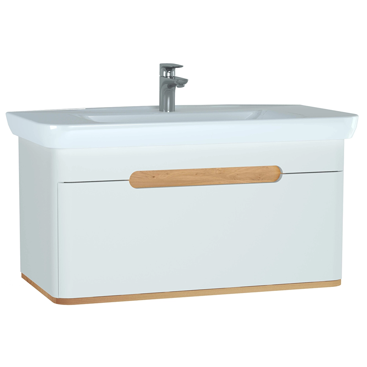 Sento Lavabo Dolabı, Mat Beyaz