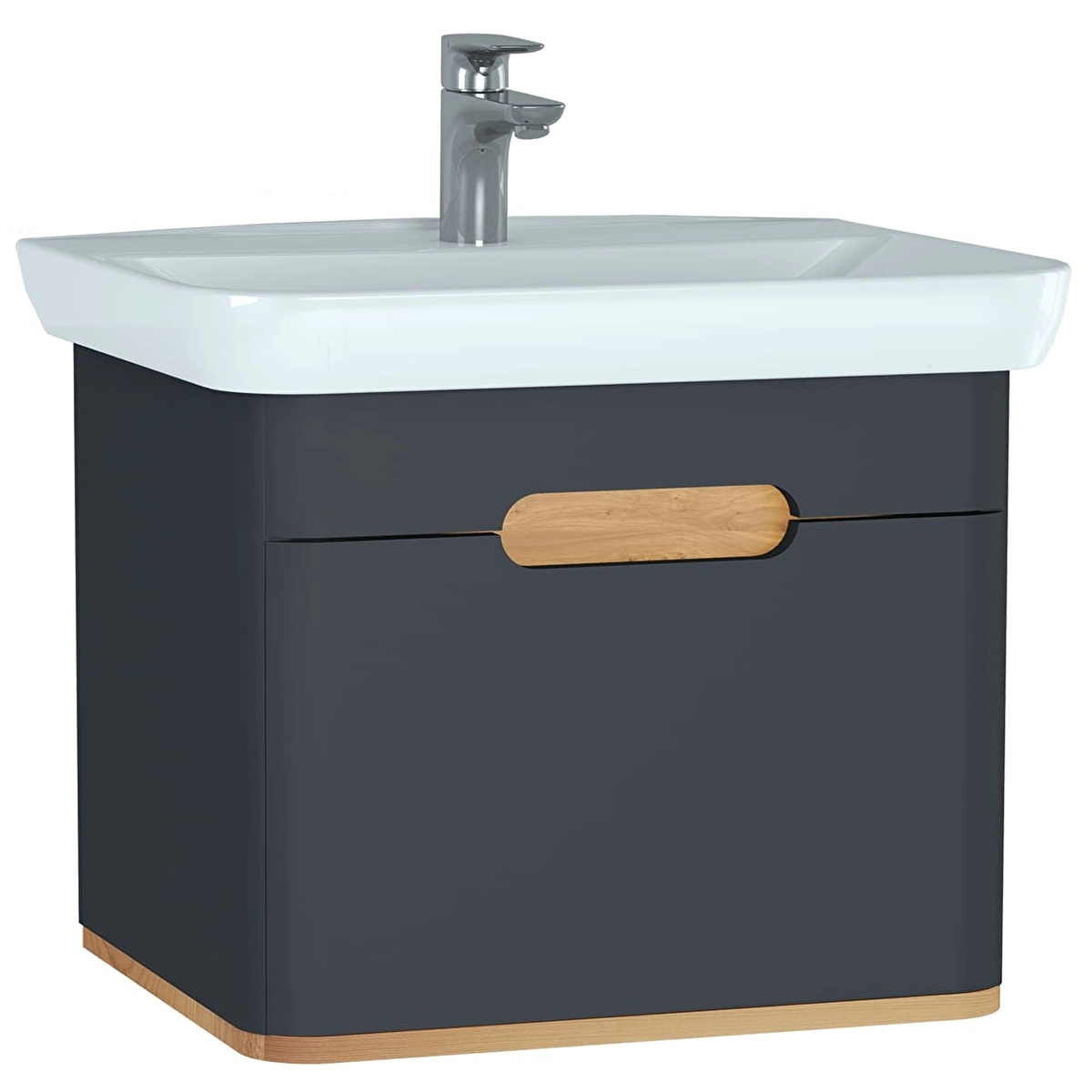 Sento Lavabo Dolabı, Mat Antrasit