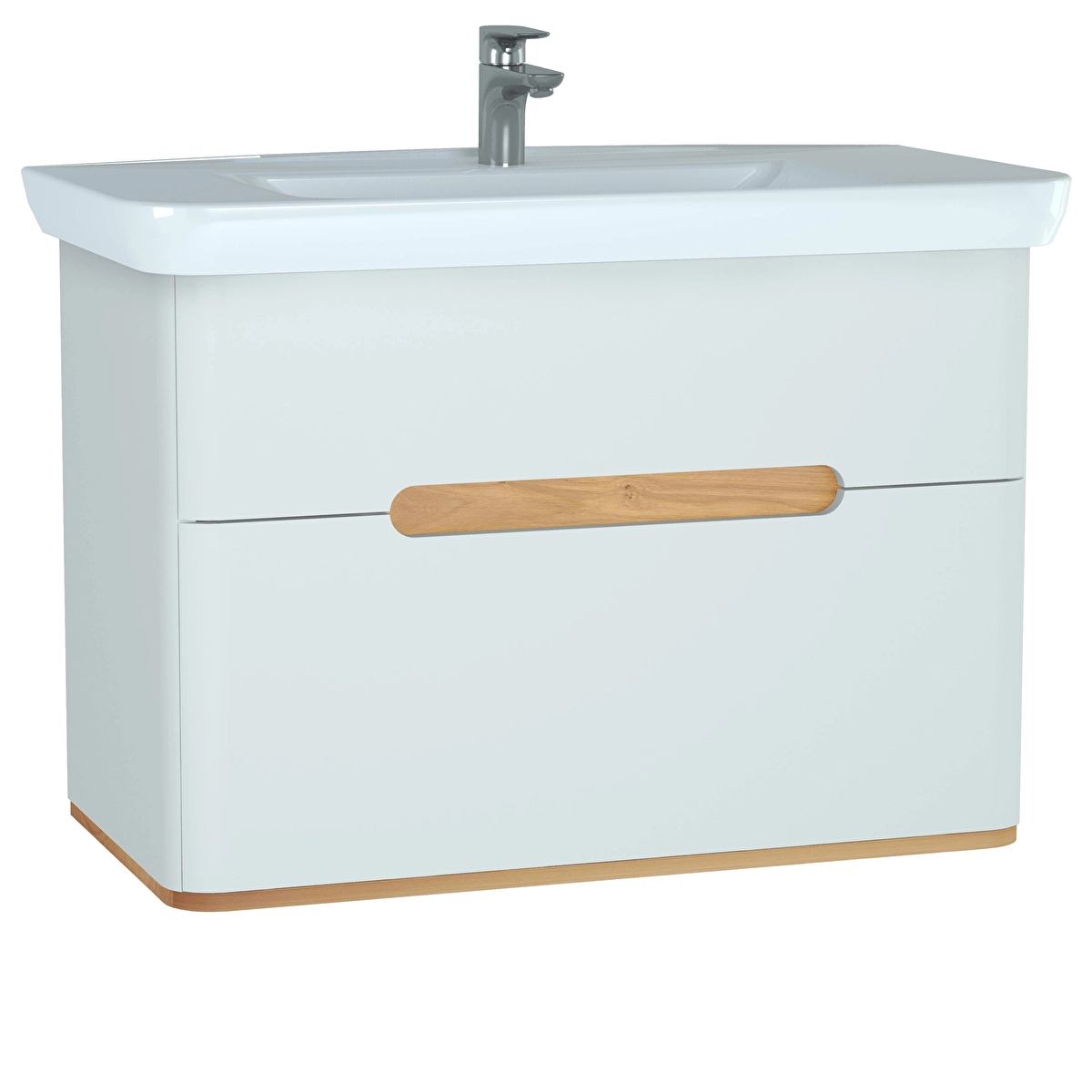 Sento Lavabo Dolabı, Mat Beyaz