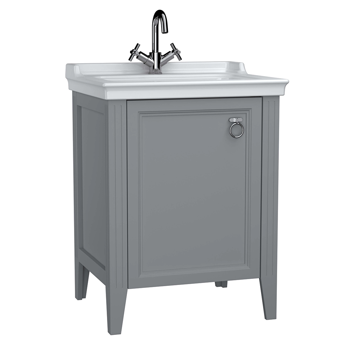 Valarte Lavabo Dolabı, Mat gri