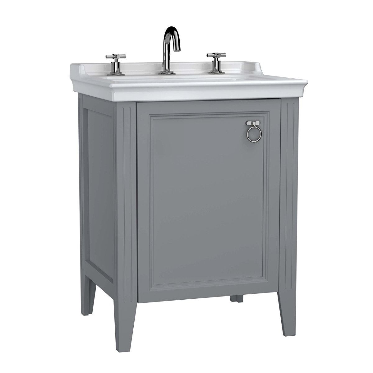 Valarte Lavabo Dolabı, Mat gri