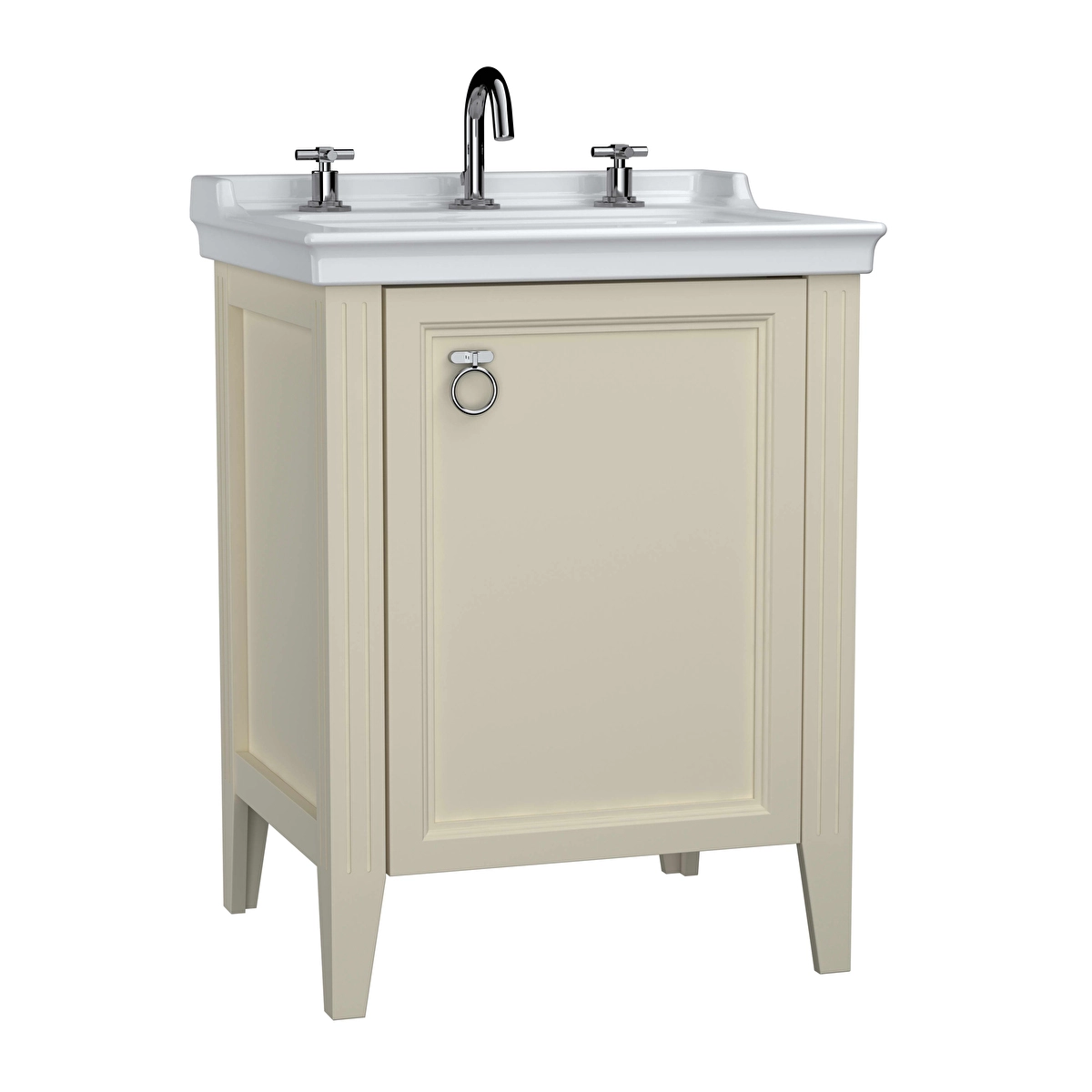 Valarte Lavabo Dolabı, Mat fildişi