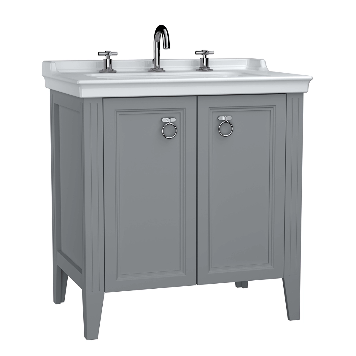 Valarte Lavabo Dolabı, Mat gri