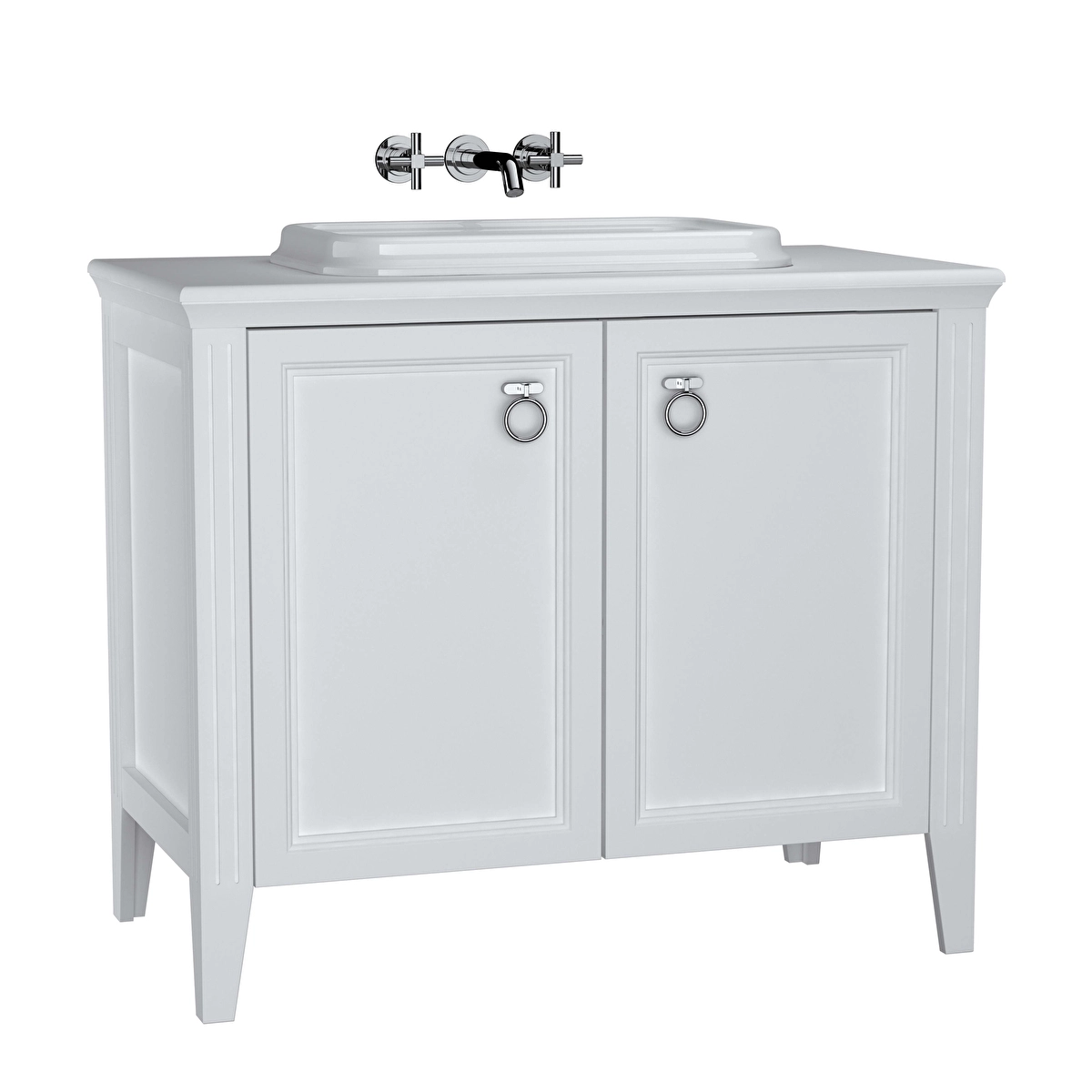 Valarte Lavabo Dolabı, Mat Beyaz