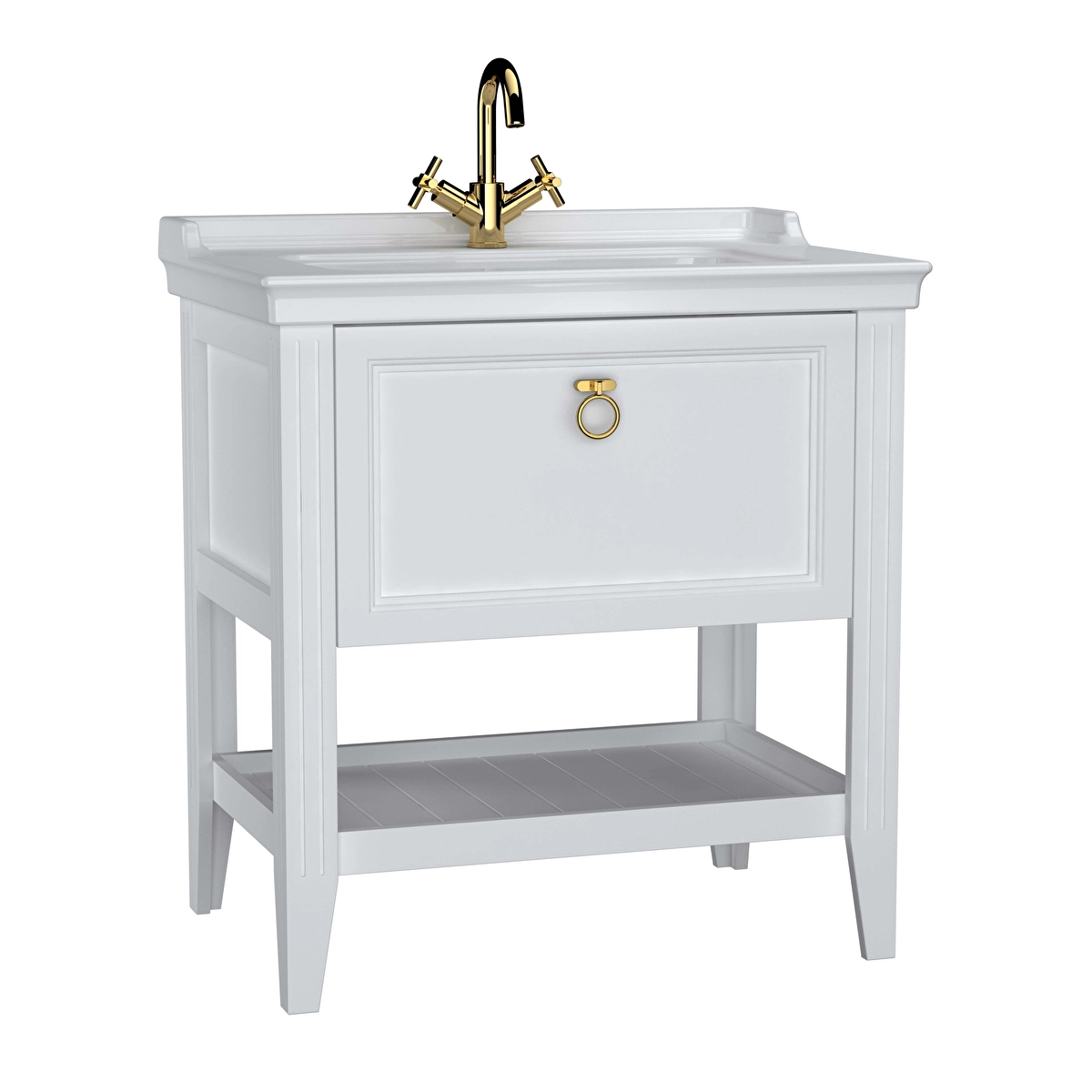 Valarte Lavabo Dolabı, Mat Beyaz