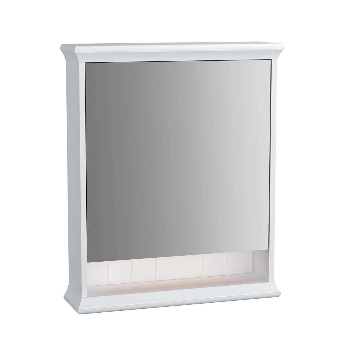 Valarte Aynalı Banyo Dolabı, Mat Beyaz