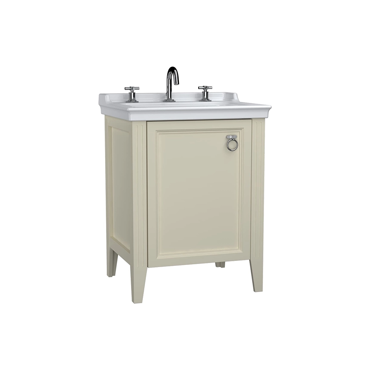 Valarte Lavabo Dolabı, Mat fildişi