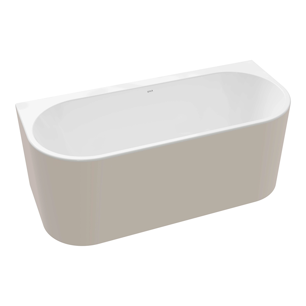 Geo Duvar Bağlantılı Küvet, Mat Bej