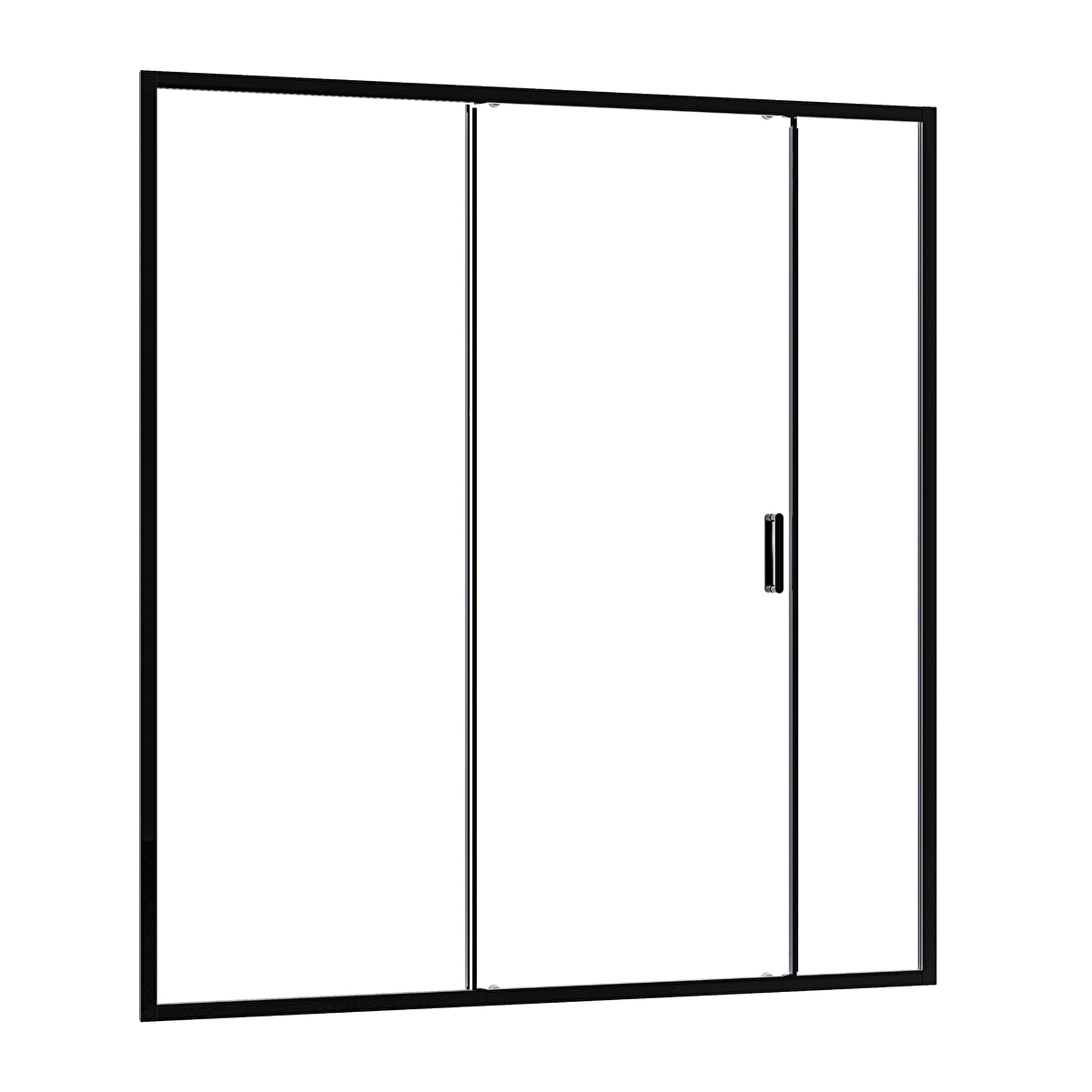 Universal Sürgülü Ön Panel, Mat Siyah