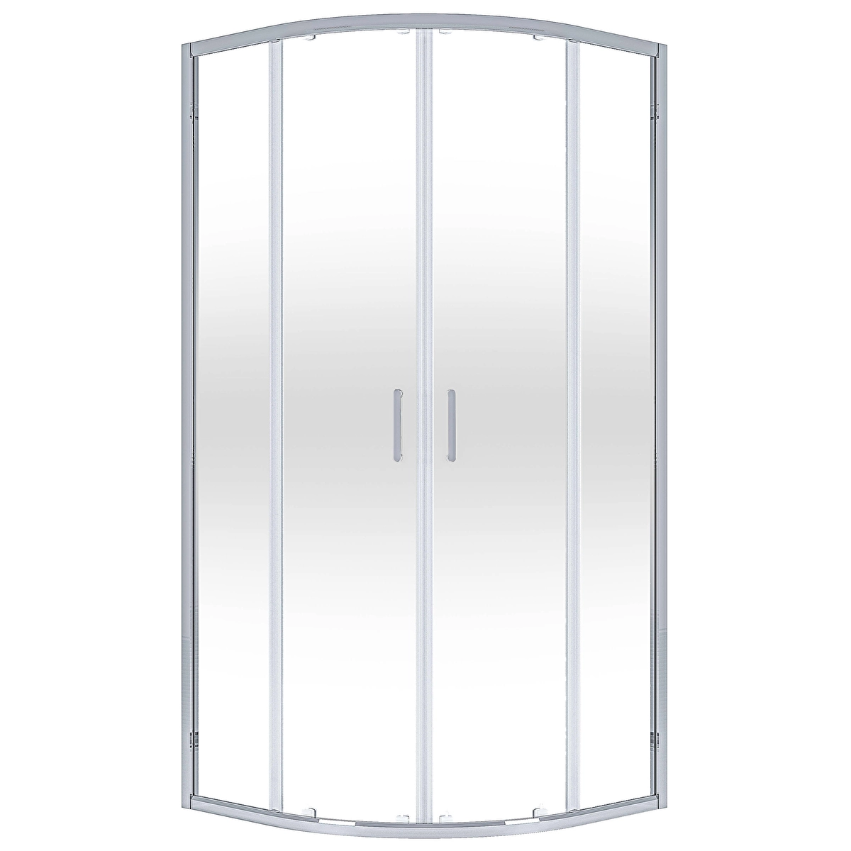 Universal Sürgülü Oval Panel, Gümüş