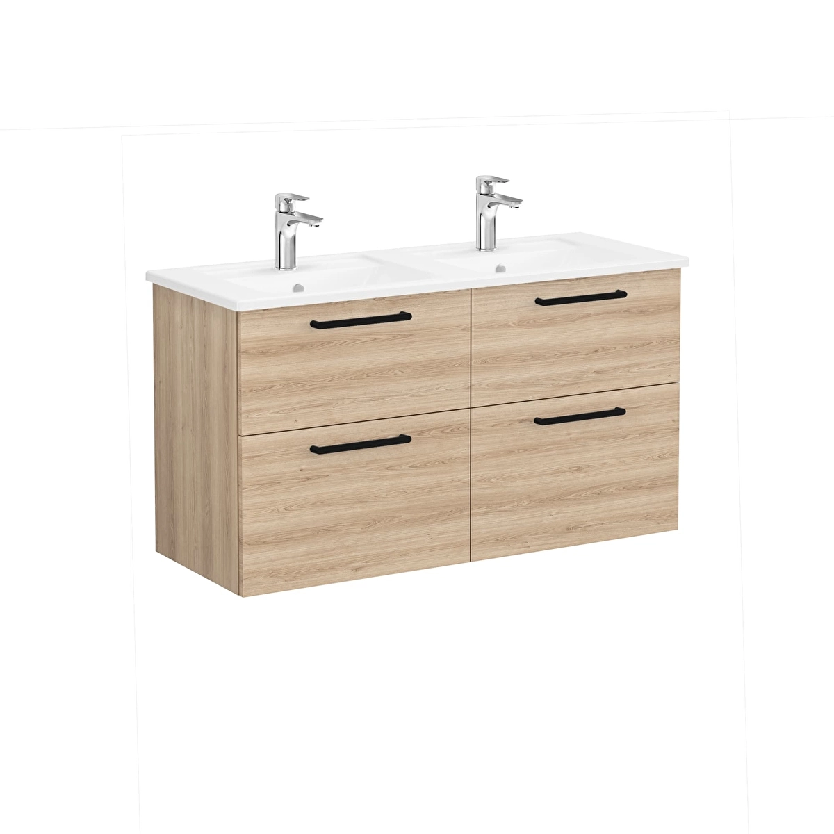 Root Flat Lavabo Dolabı, Doğal Meşe