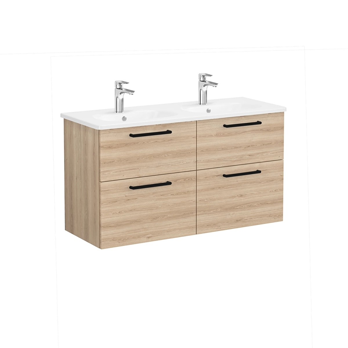 Root Flat Lavabo Dolabı, Doğal Meşe