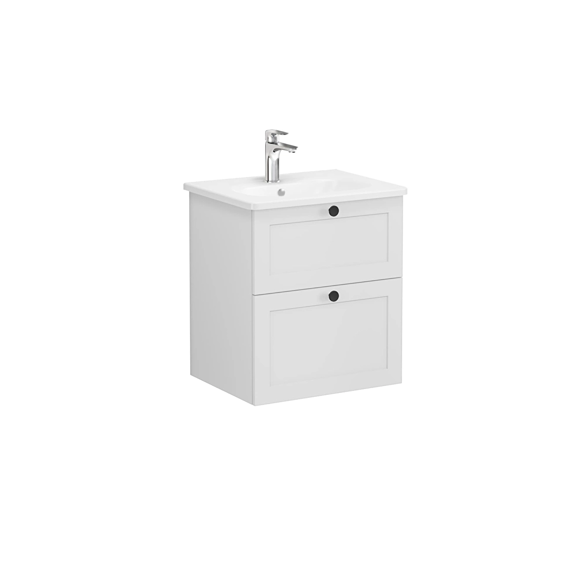 Root Flat Lavabo Dolabı, Parlak Antrasit
