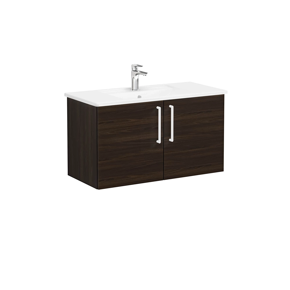 Root Flat Lavabo Dolabı, Ceviz