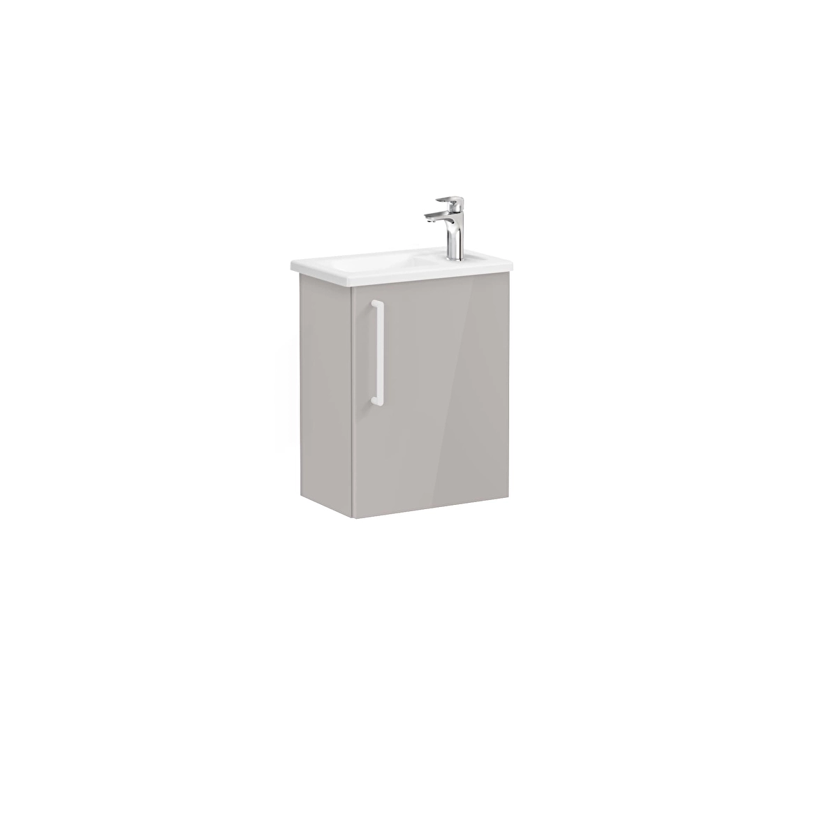 Root Flat Lavabo Dolabı, Parlak Sahra Beji