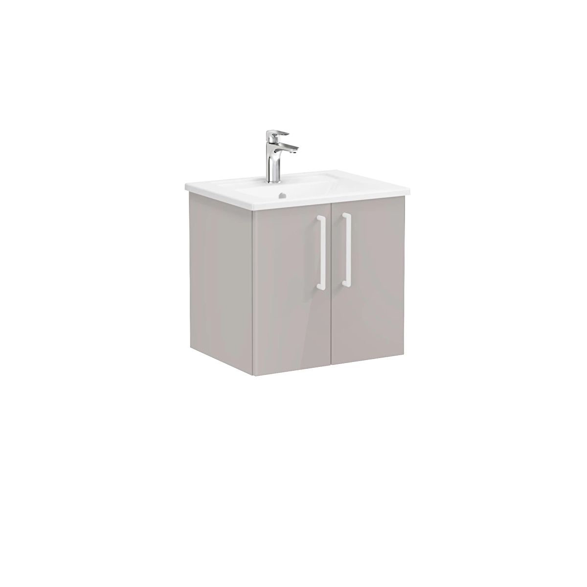 Root Flat Lavabo Dolabı, Parlak Sahra Beji