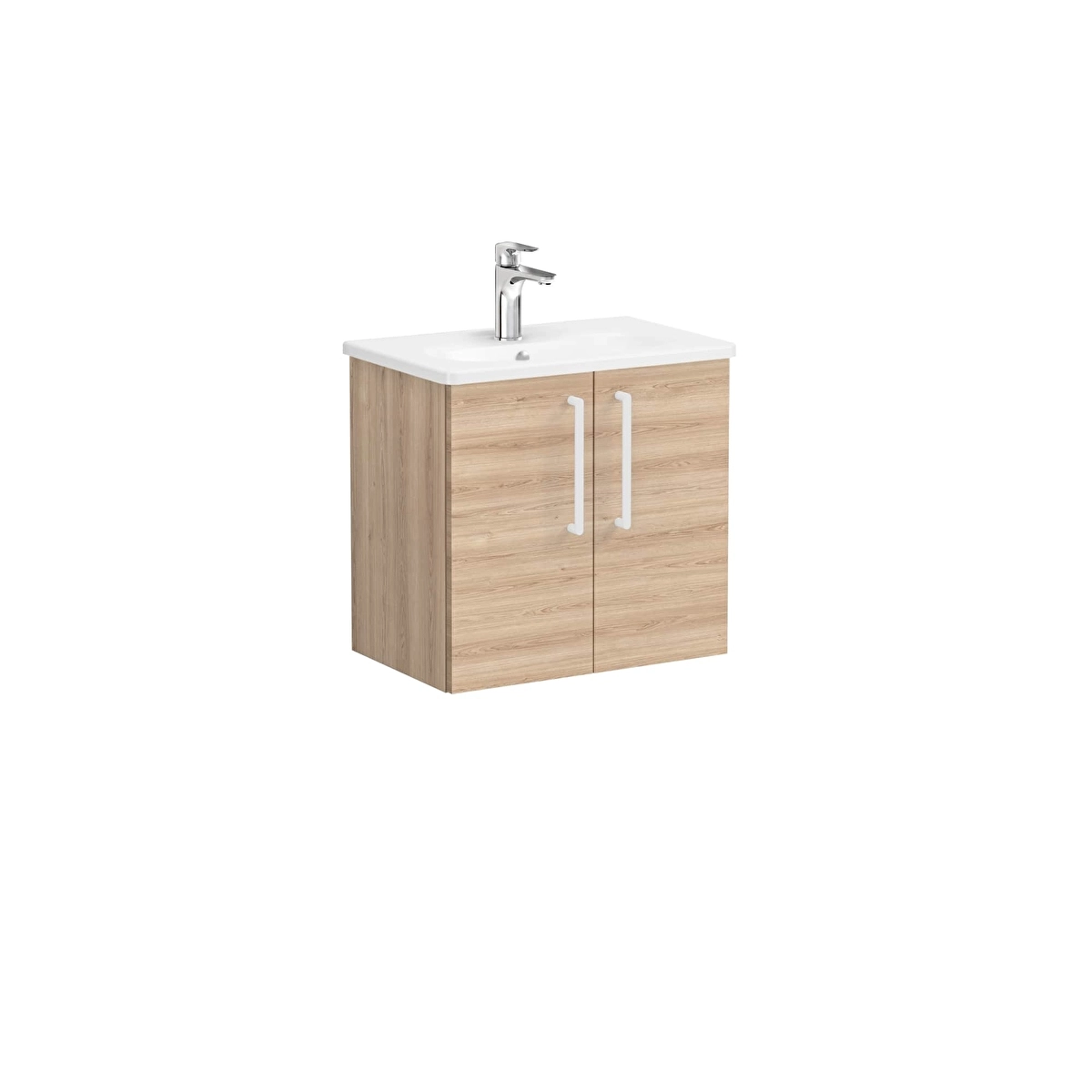Root Flat Lavabo Dolabı, Doğal Meşe