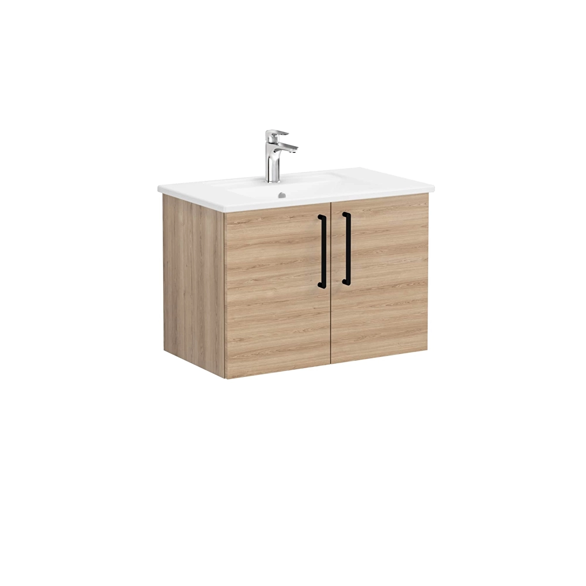 Root Flat Lavabo Dolabı, Doğal Meşe