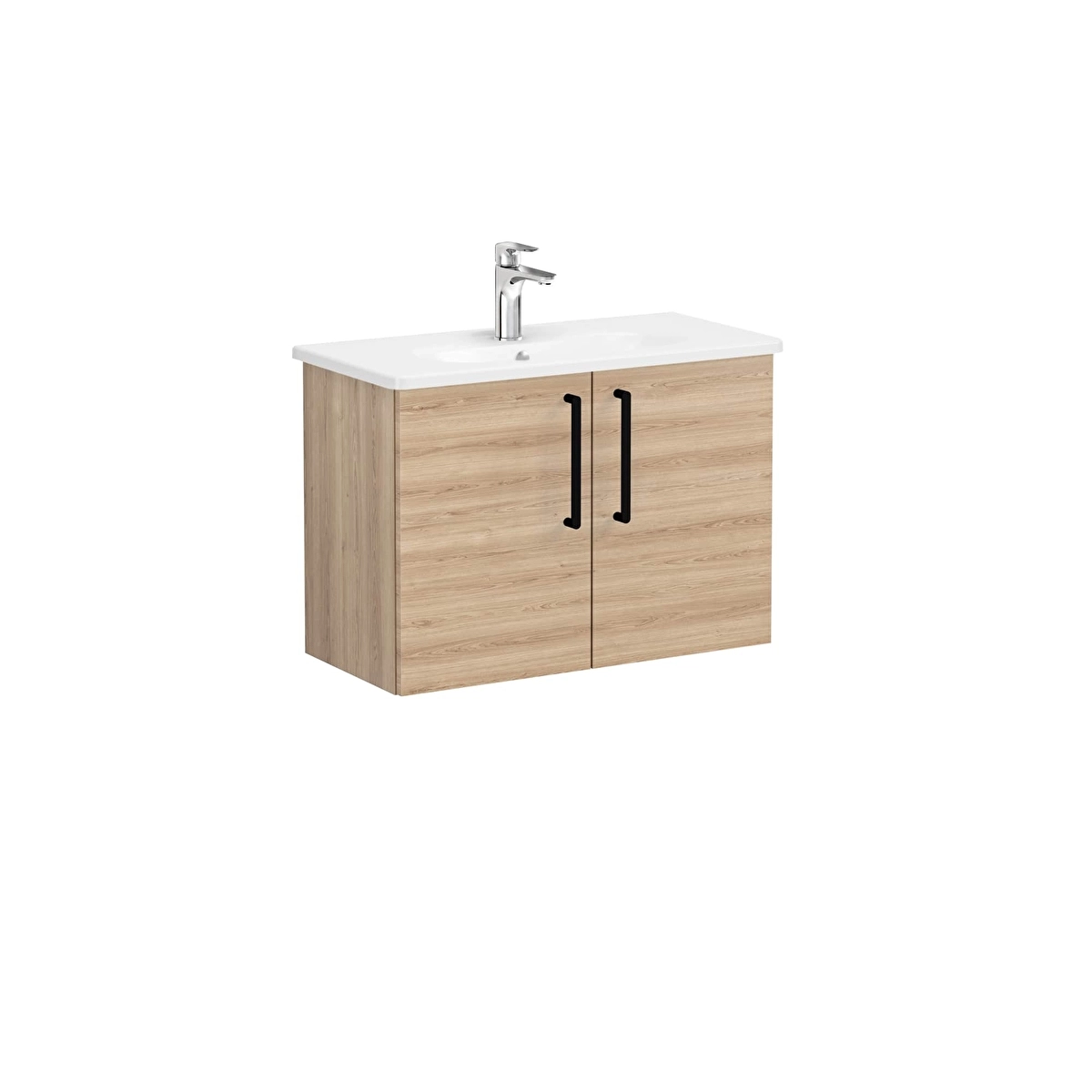 Root Flat Lavabo Dolabı, Doğal Meşe