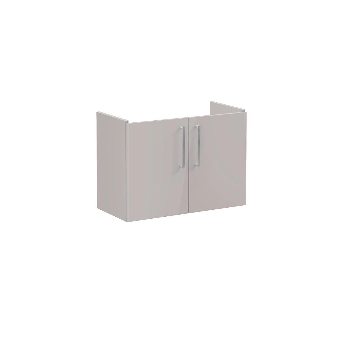 Root Flat Lavabo Dolabı, Parlak Beyaz