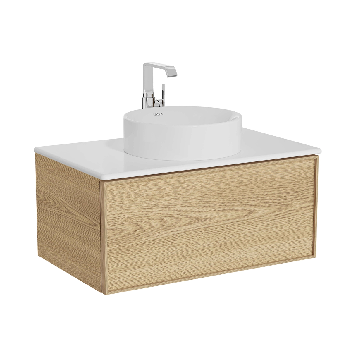 Metropole Edge Lavabo Dolabı, Açık meşe