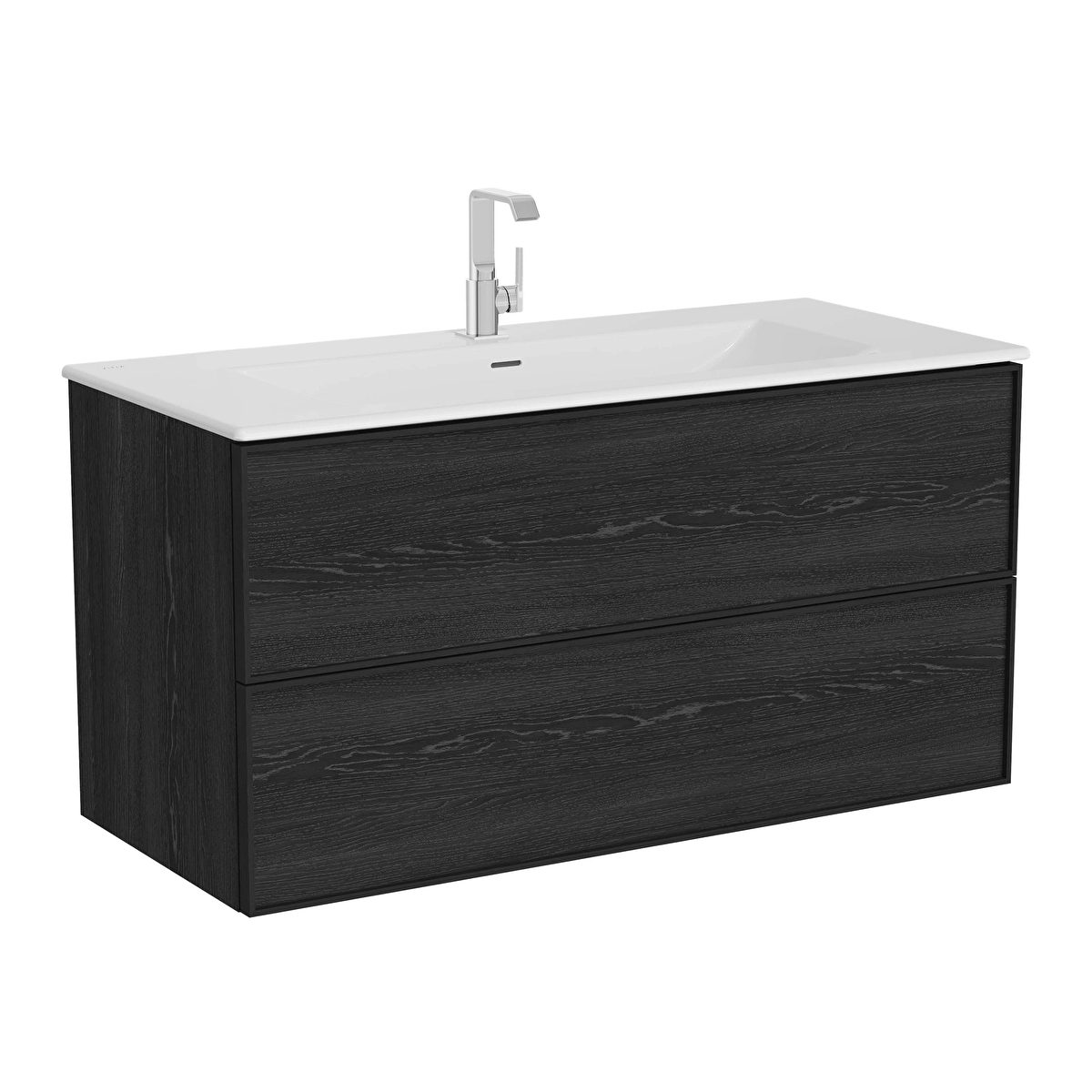 Metropole Edge Lavabo Dolabı, Siyah Meşe