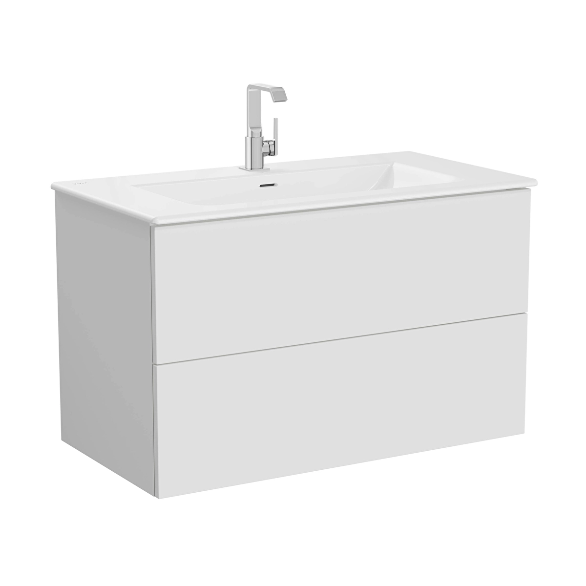 Metropole Pure Lavabo Dolabı, Mat Açık Gri