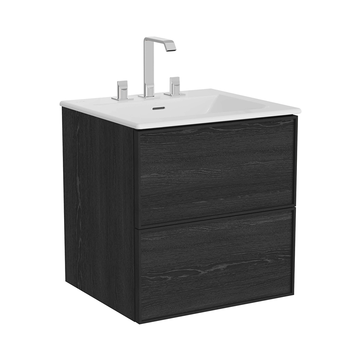 Metropole Edge Lavabo Dolabı, Siyah Meşe