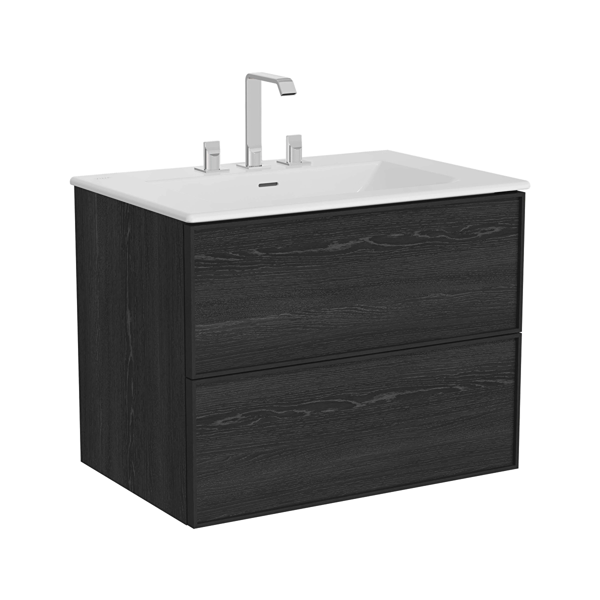Metropole Edge Lavabo Dolabı, Siyah Meşe