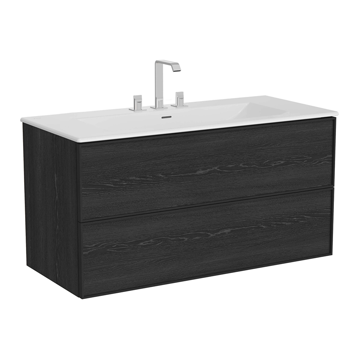Metropole Edge Lavabo Dolabı, Siyah Meşe