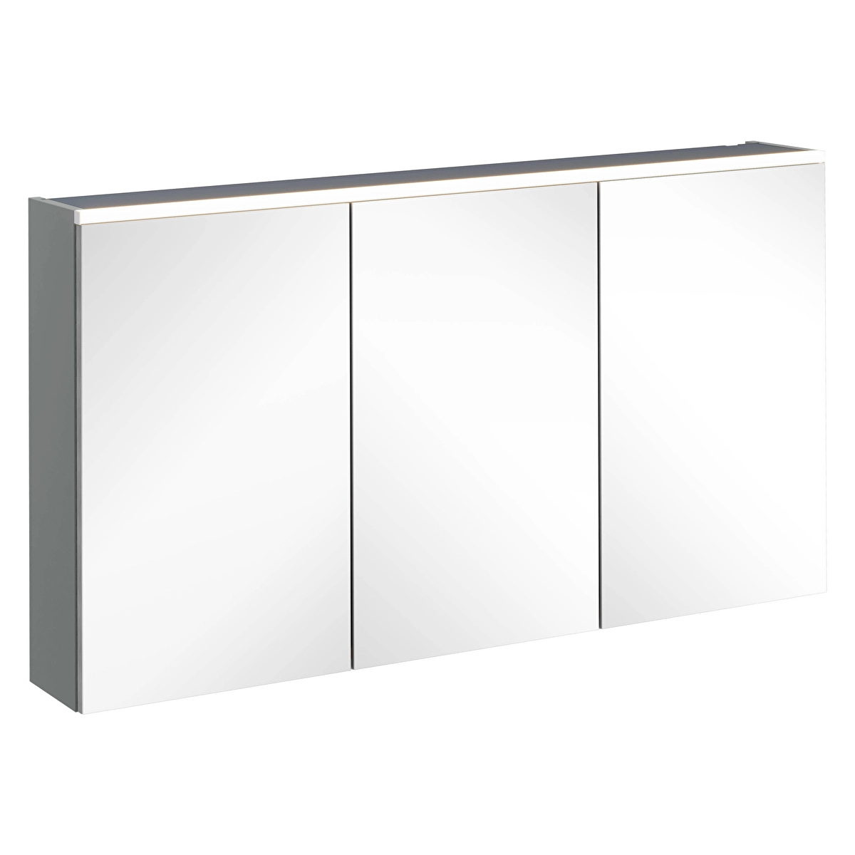 Core Aynalı Banyo Dolabı, Mat gri
