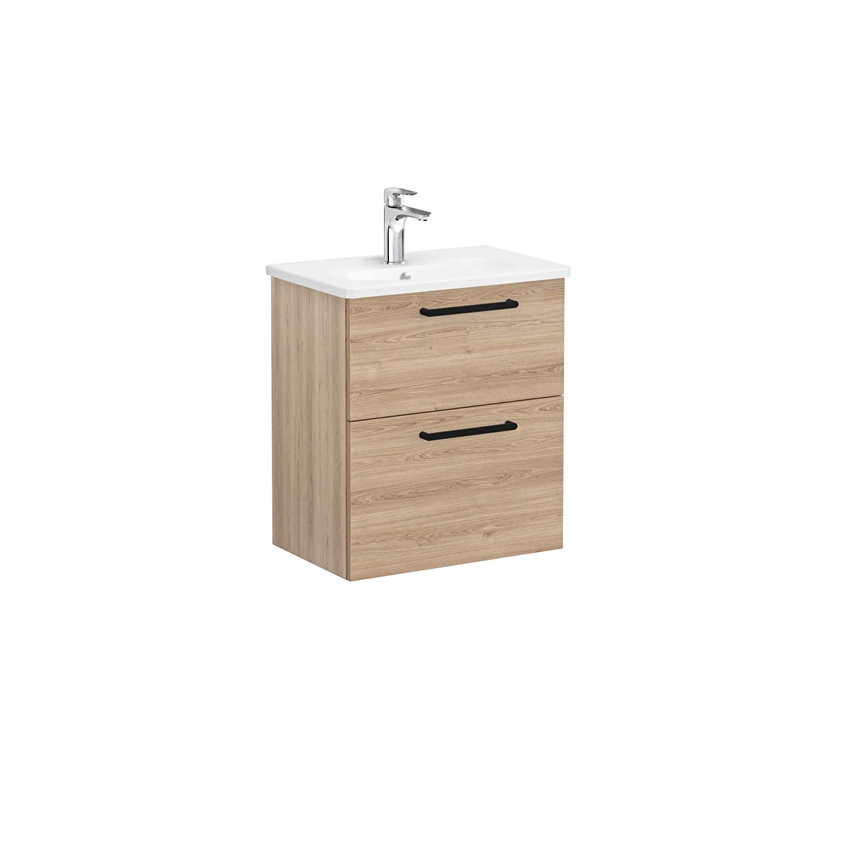 Root Flat Lavabo Dolabı, Doğal Meşe