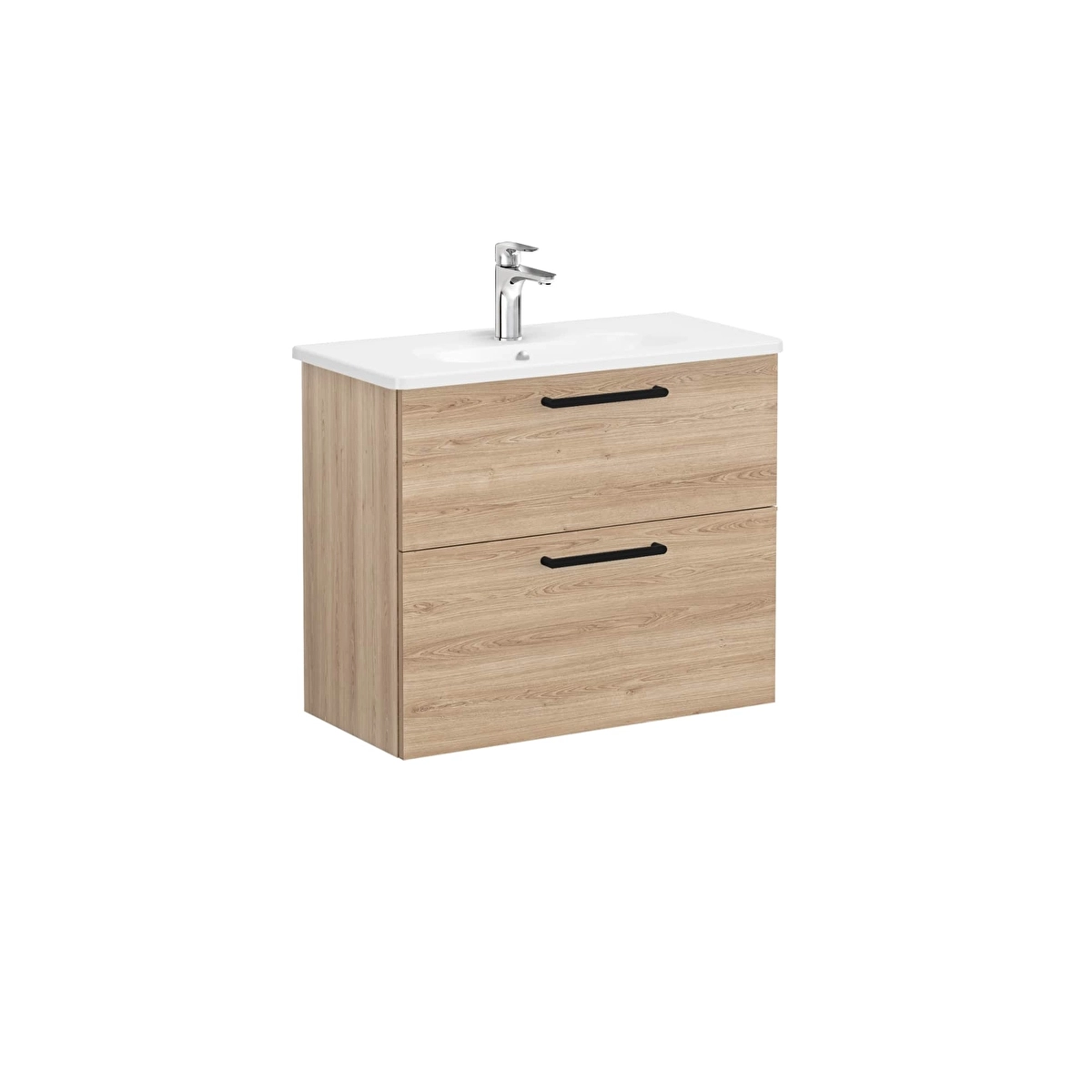 Root Flat Lavabo Dolabı, Doğal Meşe