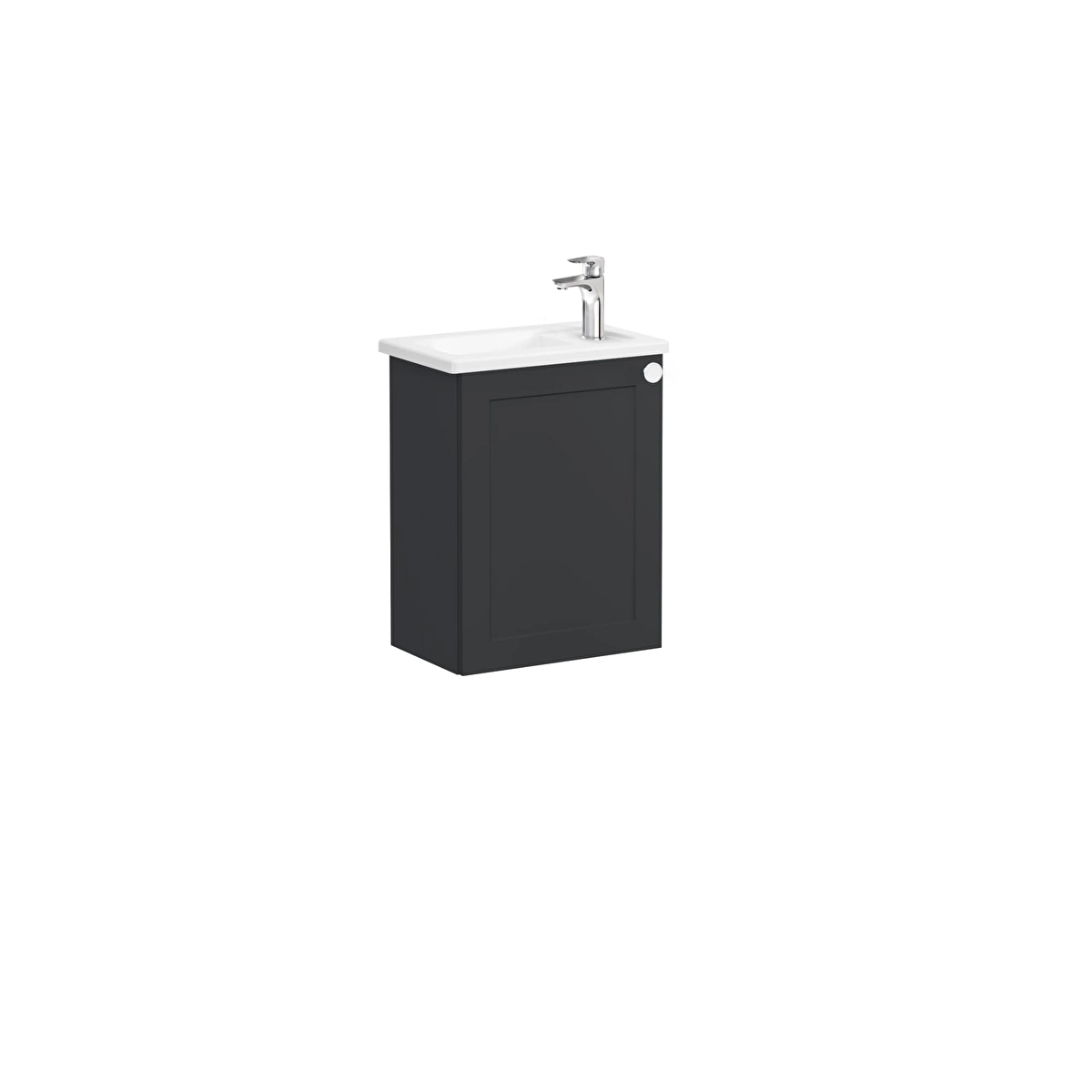 Root Classic Lavabo Dolabı, Mat Grafit