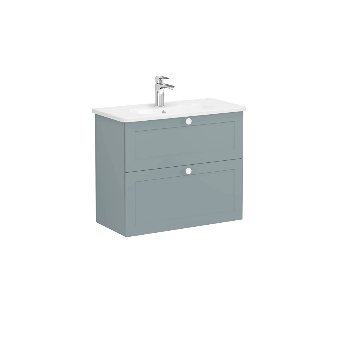 Root Classic Lavabo Dolabı, Mat Fiyord Yeşili