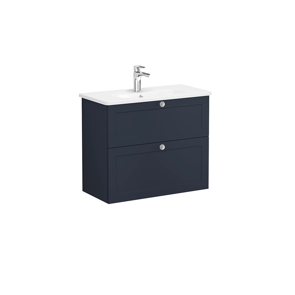 Root Classic Lavabo Dolabı, Mat Lacivert