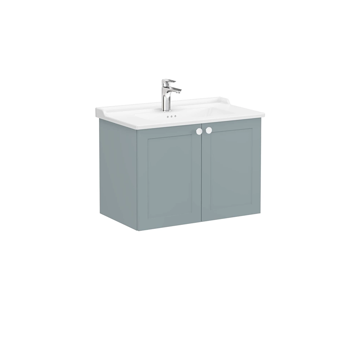 Root Classic Lavabo Dolabı, Mat Fiyord Yeşili