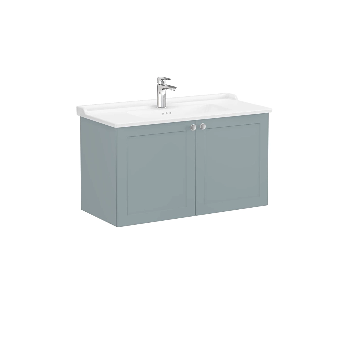 Root Classic Lavabo Dolabı, Mat Fiyord Yeşili