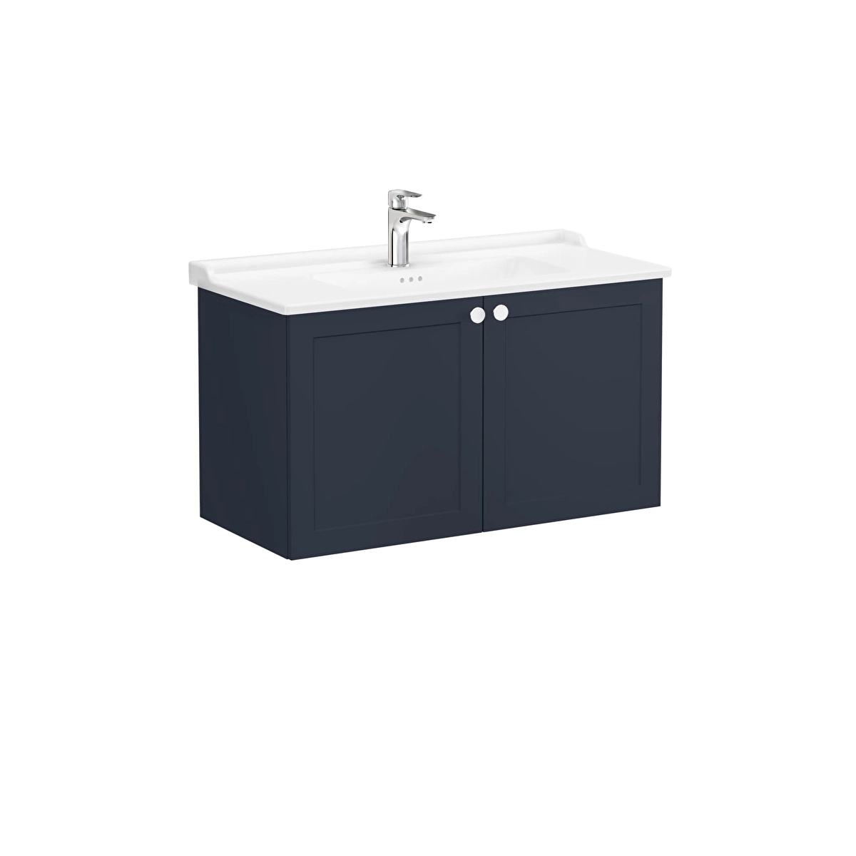 Root Classic Lavabo Dolabı, Mat Lacivert