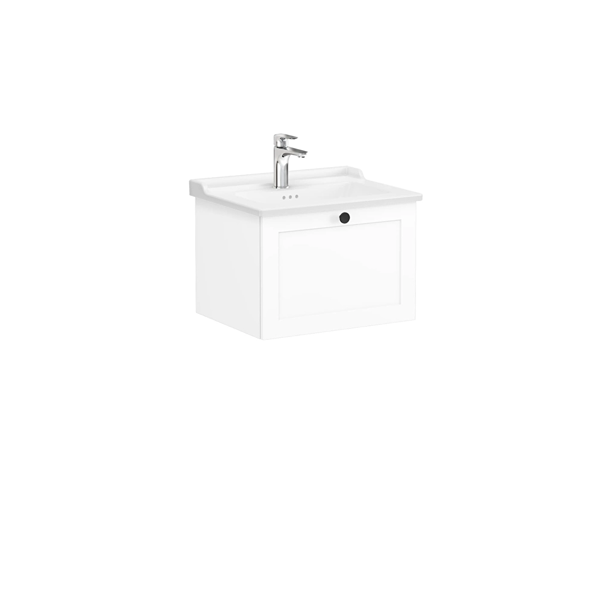 Root Classic Lavabo Dolabı, Mat Beyaz