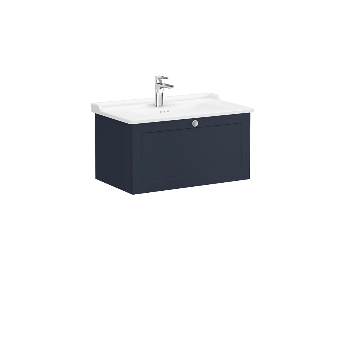 Root Classic Lavabo Dolabı, Mat Lacivert