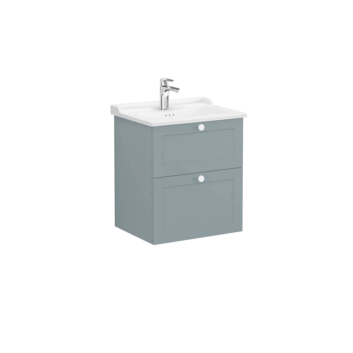 Root Classic Lavabo Dolabı, Mat Fiyord Yeşili