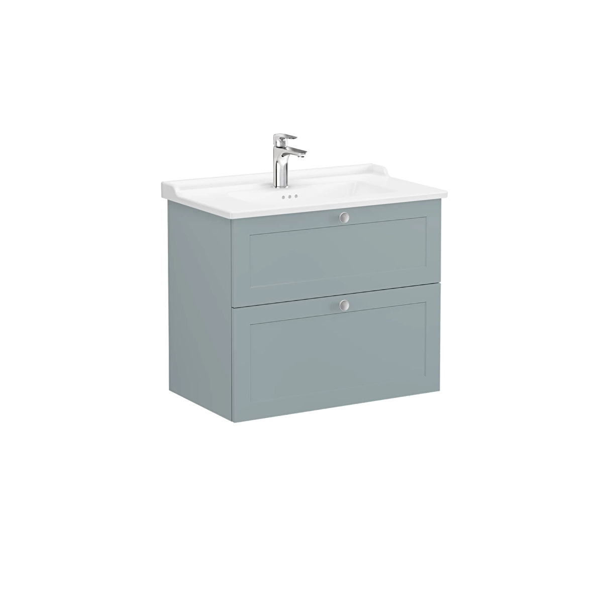Root Classic Lavabo Dolabı, Mat Fiyord Yeşili