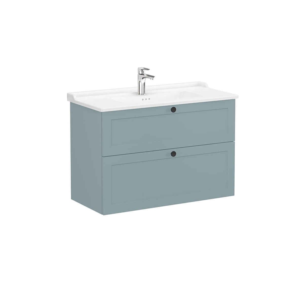 Root Classic Lavabo Dolabı, Mat Fiyord Yeşili