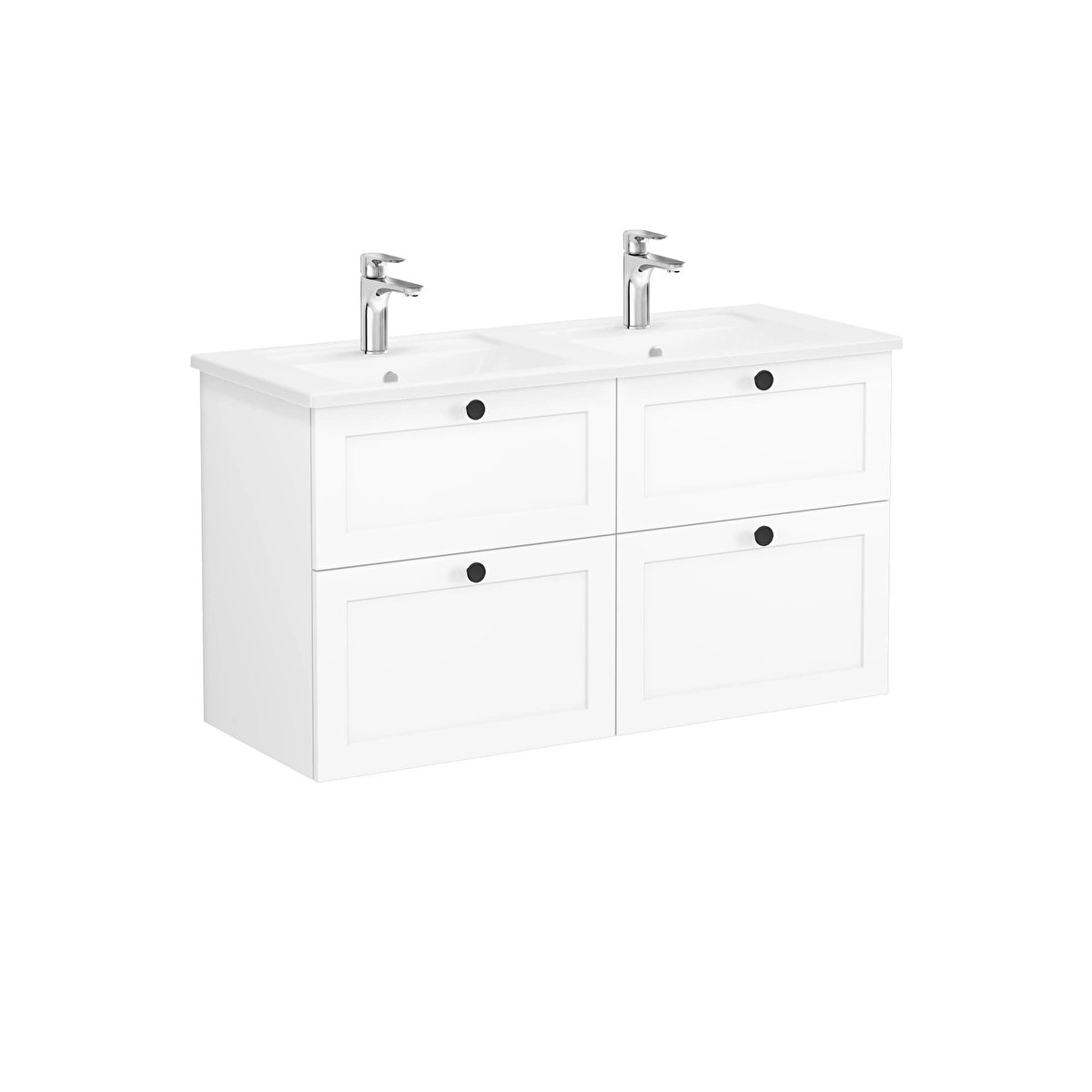 Root Classic Lavabo Dolabı, Mat Beyaz