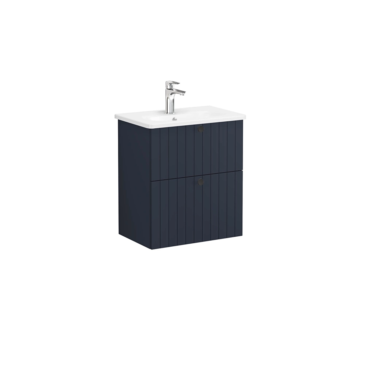 Root Groove Lavabo Dolabı, Mat Lacivert
