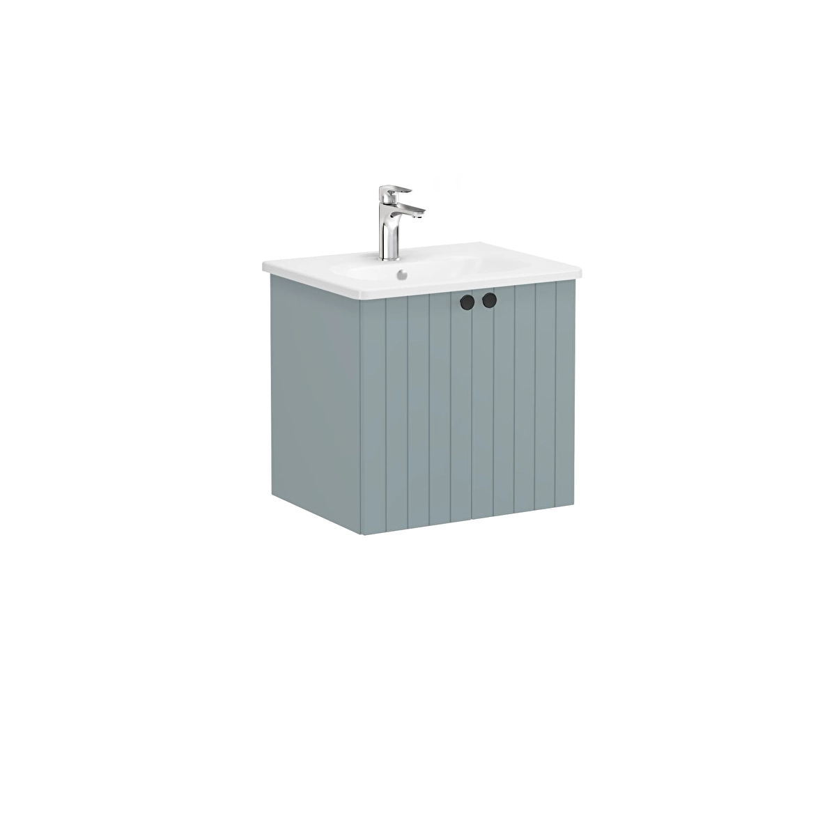 Root Groove Lavabo Dolabı, Mat Fiyord Yeşili