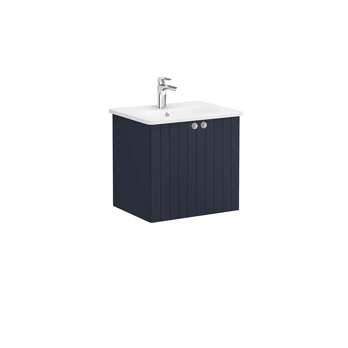 Root Groove Lavabo Dolabı, Mat Lacivert